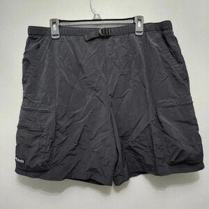 Columbia men's shorts swimming trunk with pockets black size large